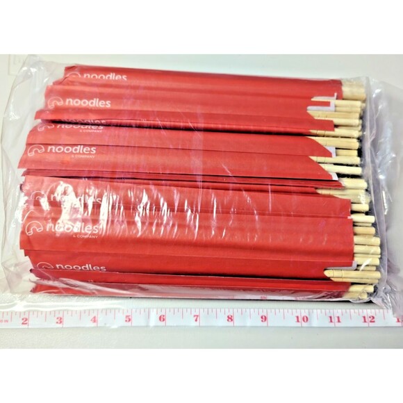 Premium Disposable Bamboo Chopsticks – 9" Round, Individually Wrapped 100 Pairs - Picture 1 of 16